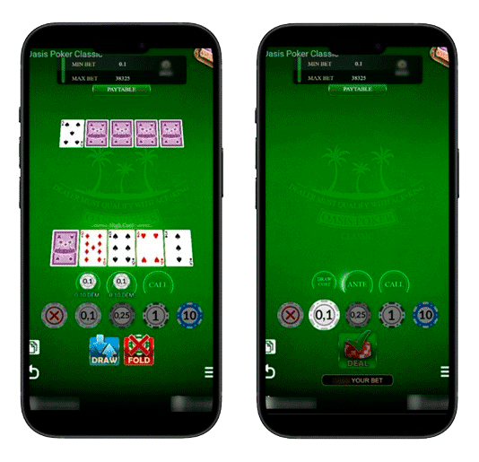 Оазис покер демо